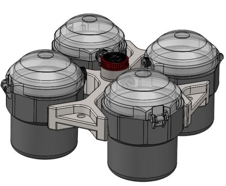 Rotor with Round Buckets 750 ml, for AFI-RX750